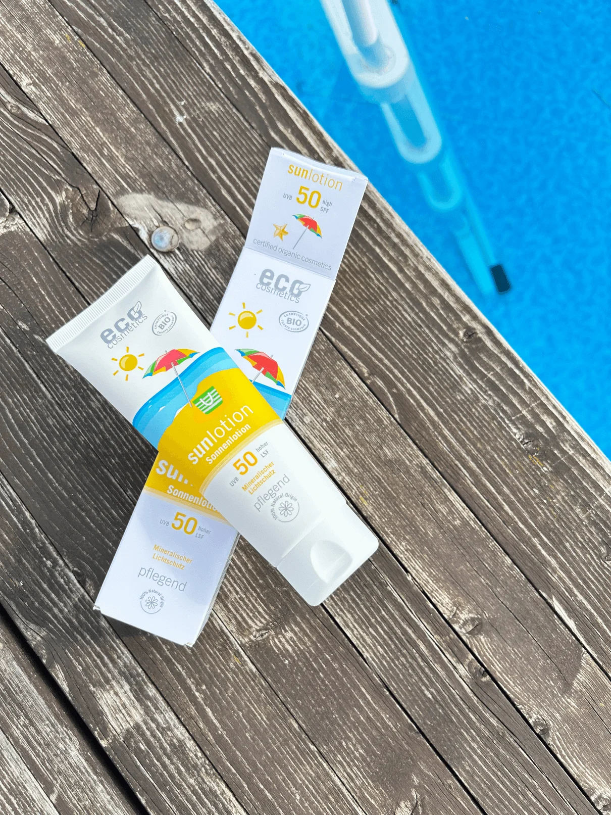 Eco Cosmetics Mleko za sončenje SPF 50 BIO (125 ml) - z naravnimi mineralnimi filtri