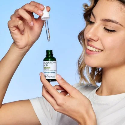 laSaponaria Serum za obraz - Hialuronska kislina BIO (30 ml) - vlaži in učvrsti kožo