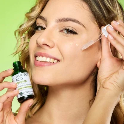 laSaponaria Obrazni serum - Salicilna kislina BIO (30 ml) - za kožo, nagnjeno k aknam