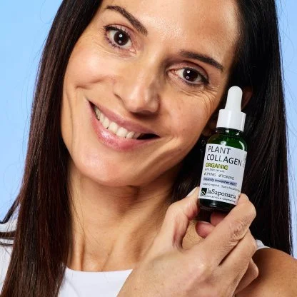 laSaponaria Obrazni serum - Rastlinski kolagen BIO (30 ml) - za bolj gladko in čvrstejšo kožo