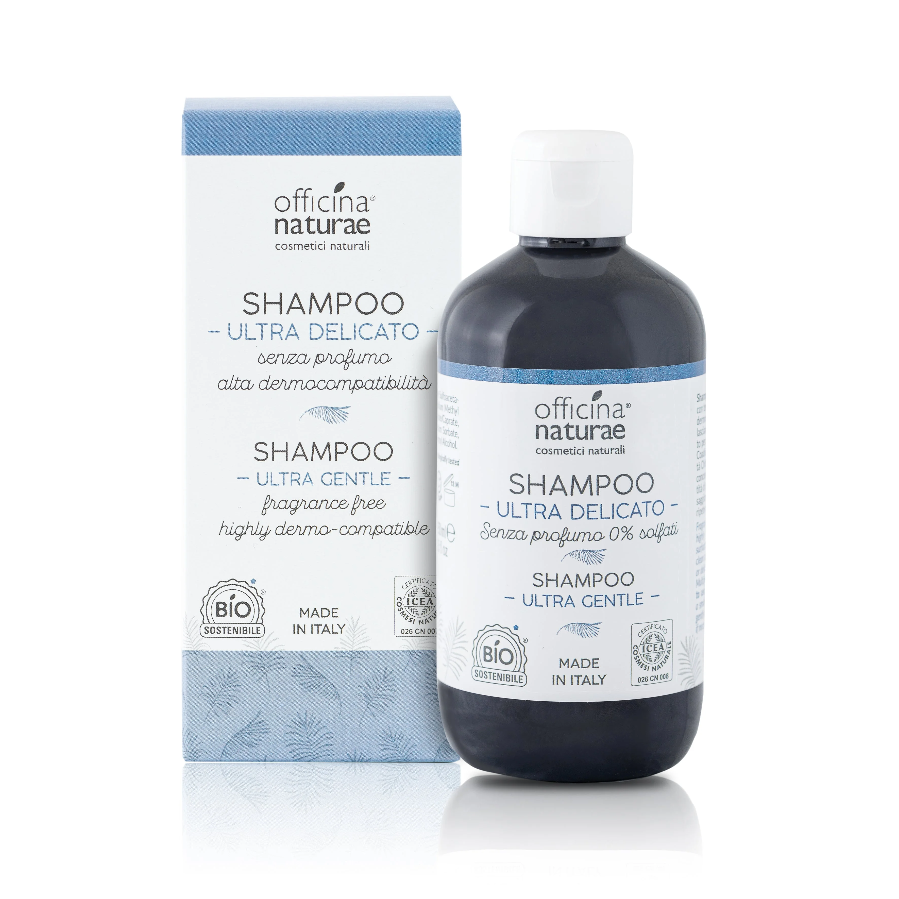 Officina Naturae Šampon za zelo občutljivo lasišče Ultra Delicato (250 ml) - primeren tudi za osebe z MCS