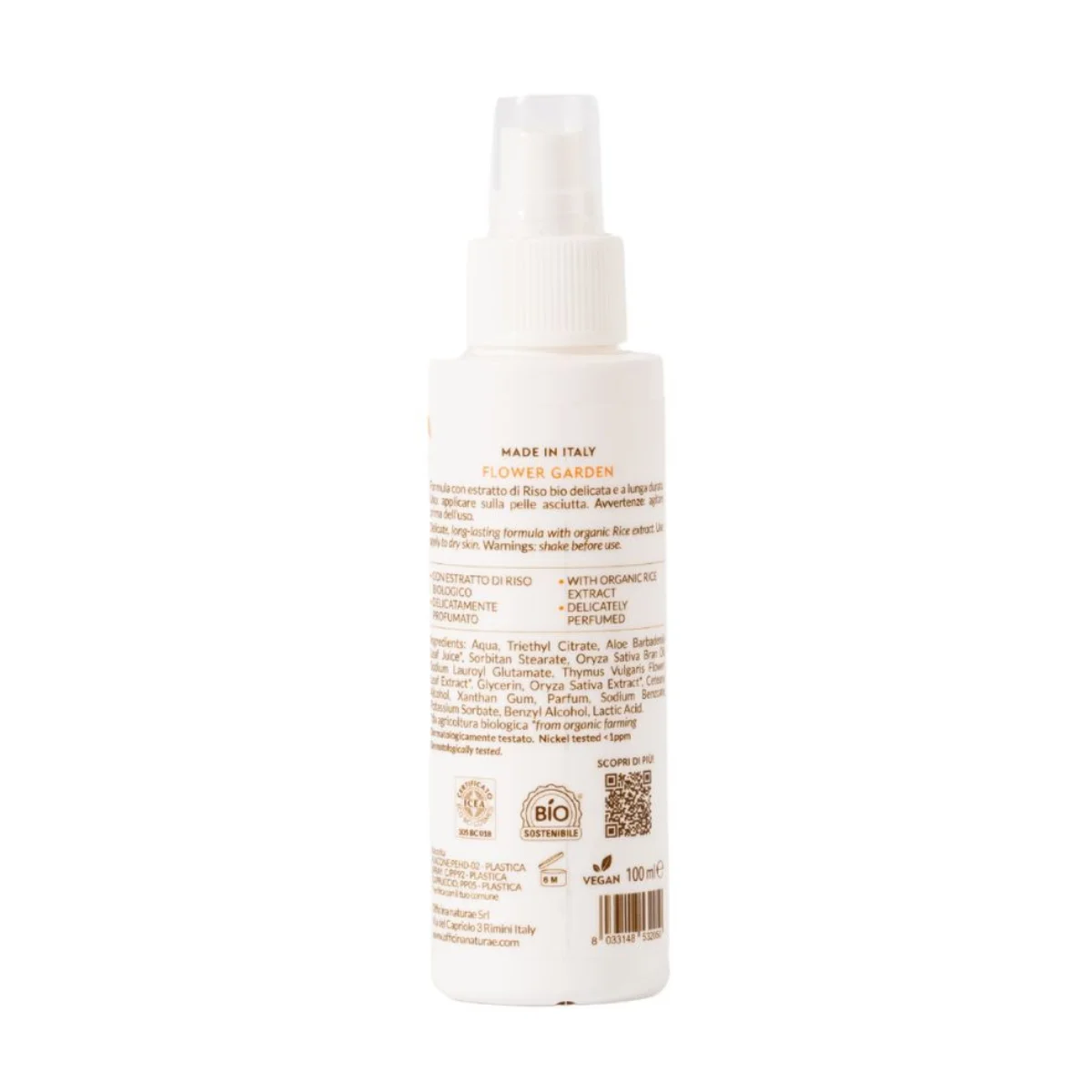 Officina Naturae Dezodorant v spreju - Garden in Bloom (100 ml) - nevtralizira neprijeten vonj in daje svež vonj