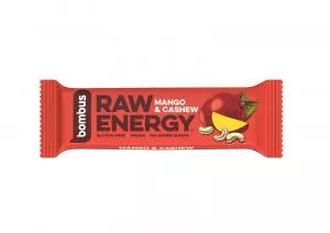 Bombus Sadna ploščica RAW ENERGY mango in indijski oreščki