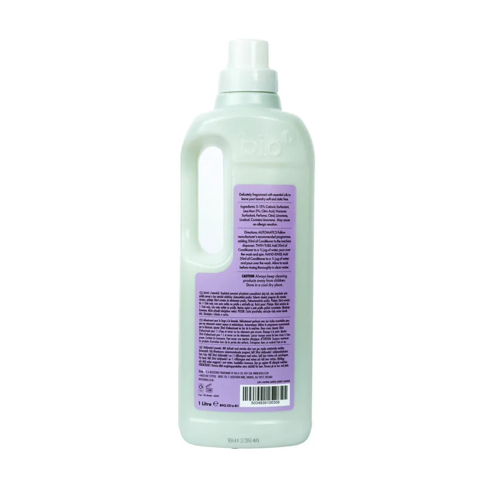 Bio-D Mehčalec za tkanine z blagim vonjem sivke (1 L)