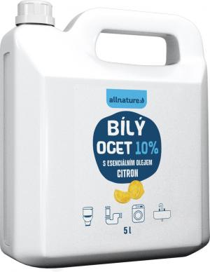 Allnature Beli kis 10% z vonjem po limoni 5000 ml