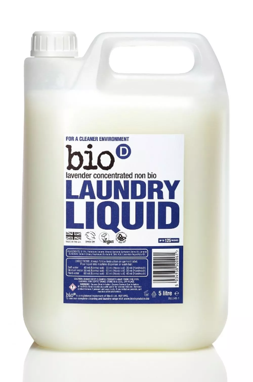 Bio-D Tekoči gel za perilo z vonjem sivke - kanister (5 L)