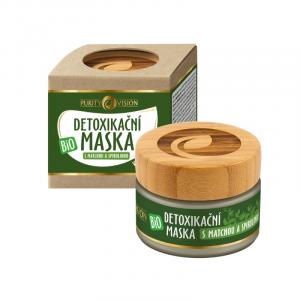 Bio maska za razstrupljanje z matcho in spirulino 40 ml