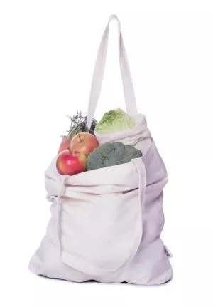 Tierra Verde Platnena nakupovalna vrečka - izdelana iz nebeljenega organskega bombaža