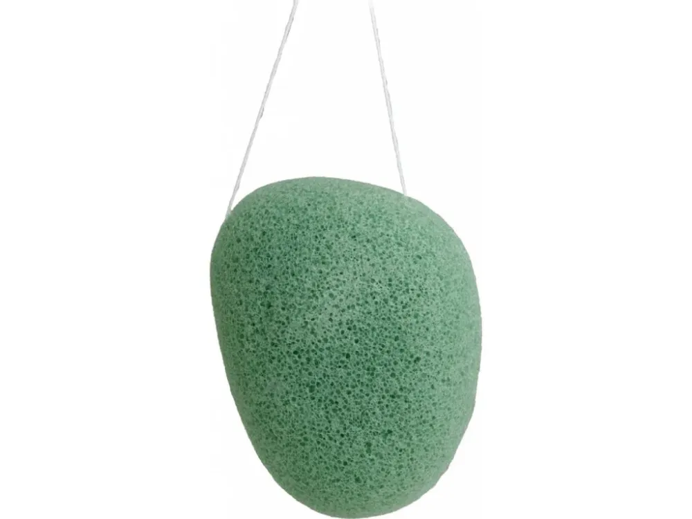 Kvitok Gobica za čiščenje Konjac z zeleno glino (telo)