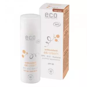 Eco Cosmetics CC krema SPF 30 BIO - temna (50 ml) - celovita nega za vašo kožo