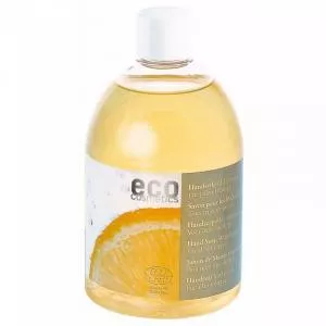 Eco Cosmetics Tekoče milo z vonjem limone BIO (500 ml) - 2 v 1: za umivanje rok in telesa