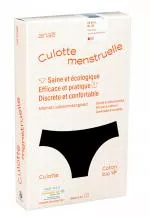 Ecodis Anaé by Menstrualne hlačke Hlačke za močno menstruacijo - črne XL - iz certificiranega organskega bombaža