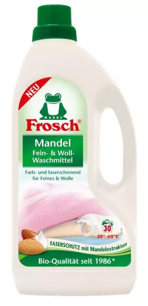Frosch ECO detergent za pranje perila za volno in občutljivo perilo mandelj (1500 ml)