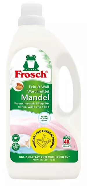 Frosch ECO detergent za pranje perila za volno in občutljivo perilo mandelj (1500 ml)