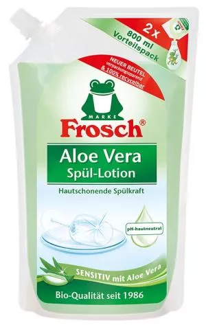 Frosch EKO Tekočina za pomivanje posode Aloe vera - rezervna kartuša (800ml)
