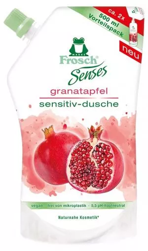 Frosch EKO Senses Gel za prhanje Granatno jabolko - polnilo (500ml)