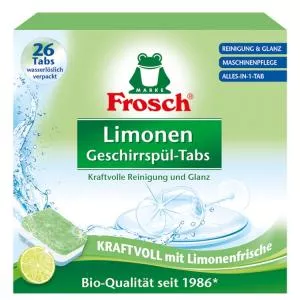 Frosch ECO tablete za pomivanje posode vse v 1 Citron (26 tablet)