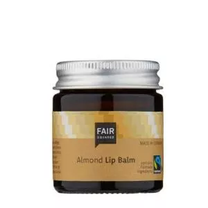 Fair Squared Balzam za ustnice z mandlji (20 g) - v steklenem kozarcu