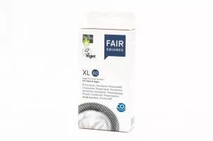 Fair Squared Kondomi XL 60 (8 kosov) - veganski in pravična trgovina