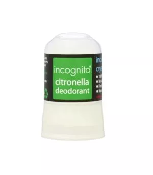 Incognito Citronela zaščitni kristalni dezodorant (50 ml) - ne diši po nadležnih žuželkah