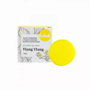 Kvitok Šampon z balzamom za svetle lase Ylang Ylang (25 g) - lepo se peni