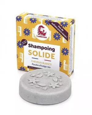 Lamazuna Šampon za sive lase - indigo (70 g)