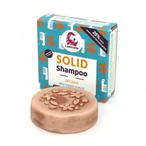 Lamazuna Trdni šampon za suhe lase - slivovo olje (70 g)