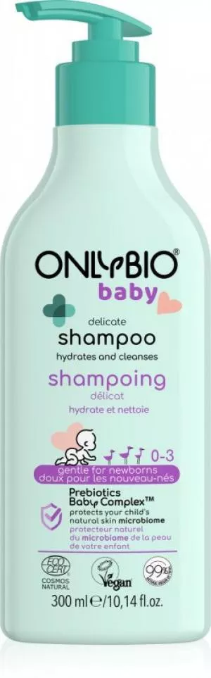 OnlyBio Nežen šampon za dojenčke (300 ml) - primeren od rojstva