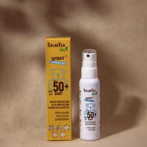 Pršilo za zaščito pred soncem za otroke SPF 50 (100 ml) brez parfuma