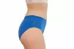Pinke Welle Menstrualne spodnjice Bikini Blue - srednje modre - htr. in lahka menstruacija (M)