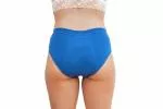Pinke Welle Menstrualne spodnjice Bikini Blue - srednje modre - htr. in lahka menstruacija (S)