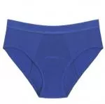 Pinke Welle Menstrualne spodnjice Bikini Blue - srednje modre - htr. in lahka menstruacija (XL)