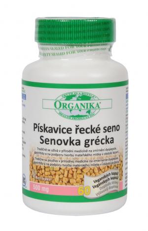 Organika Fenugreek 500 mg, 60 kapsul