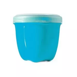 Preserve Škatlica za prigrizke (240 ml) - modra - izdelana iz 100 % reciklirane plastike