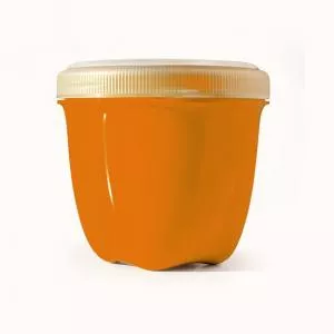 Preserve Škatlica za prigrizke (240 ml) - oranžna - izdelana iz 100 % reciklirane plastike