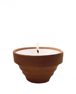 The Greatest Candle in the World Dišeča sveča Terracotta (75 g) - citronela