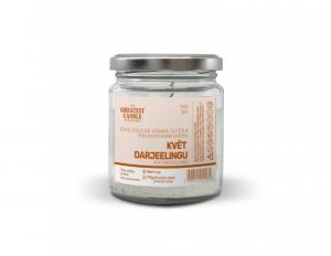 The Greatest Candle Sveča v steklu brez odpadkov (120 g) - cvet darjeelinga - deluje približno 30 ur