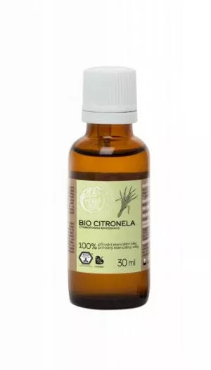 Tierra Verde Eterično olje citronele BIO (30 ml) - močan repelentni učinek