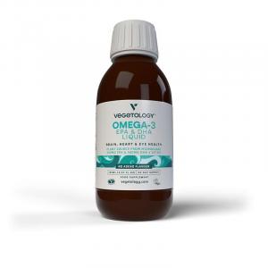 Vegetology Vegetology Opti-3, Omega-3 EPA in DHA z vitaminom D3, tekoča 150 ml, brez arome