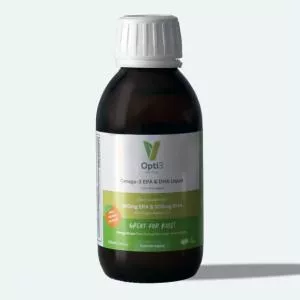 Vegetology Vegetology Opti3 Liquid. Omega-3 EPA in DHA, z vitaminom D, 150 ml
