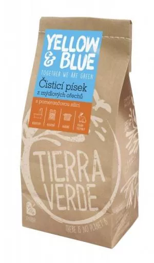 Tierra Verde Pesek za čiščenje (vreča 1 kg) - z oranžno barvo