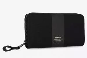 Ecoalf Zip Large Wallet Black
